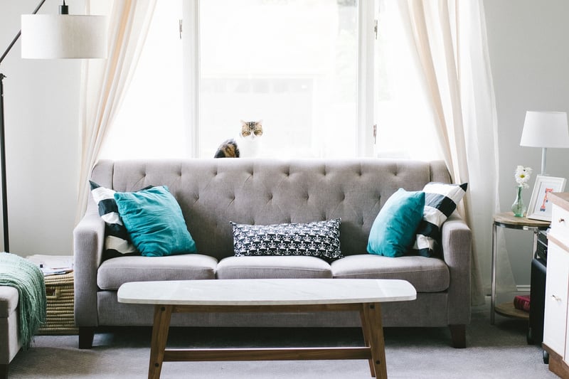 Creative lighting in a living room